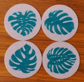 Byr Monstera Yaprak bardak altlıkları (Sadece Plastik Aparattır!!!) 3D - 4