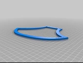 Byr Bala N95 Maske Kapak Şablonu (Sadece Plastik Aparattır!!!) 3D - 2