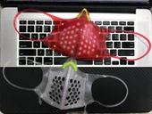 Byr Sadece esnek maske covid-19 (Sadece Plastik Aparattır!!!) 3D thumbnail 3