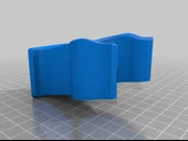 Byr Dyson Saç Kurutucu Aksesuar Duvar Tutucu (Sadece Plastik Aparattır!!!) 3D - 3