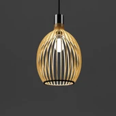 Byr Yuvarlak Ajoured kolye lambası (Sadece Plastik Aparattır!!!) 3D - 1