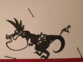 Byr Patapon patron dodonga dekoratif duvar figürü (Sadece Plastik Aparattır!!!) 3D - 1