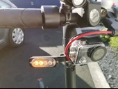 Byr Xiaomi M365 ön göz kırpma montajı (Sadece Plastik Aparattır!!!) 3D - 3