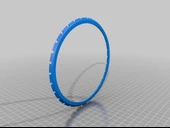 Byr Yuvarlak Ajoured kolye lambası (Sadece Plastik Aparattır!!!) 3D - 4