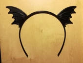 Byr Saç bandı yarasa stili (Sadece Plastik Aparattır!!!) 3D - 2