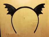 Byr Saç bandı yarasa stili (Sadece Plastik Aparattır!!!) 3D - 1