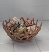 Byr Mercan tipi meyve kasesi (Voronoi malzemeleriyle oynuyor ...) (Sadece Plastik Aparattır!!!) 3D - 2