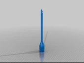 Byr Dyson Ataşmanı - Uzun İnce Başlık (Sadece Plastik Aparattır!!!) 3D - 4