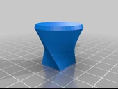 Byr Bükülmüş dolap düğmesi (Sadece Plastik Aparattır!!!) 3D - 3