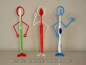 Byr 'Diş fırçası standı' ... fansız ayakta duran diş fırçası tutucular! (Sadece Plastik Aparattır!!!) 3D - 4