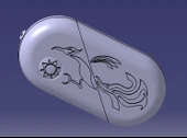 Byr illüzyonist kolye (Sadece Plastik Aparattır!!!) 3D - 1