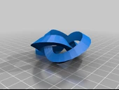 Byr Soyut düğüm kolye (Sadece Plastik Aparattır!!!) 3D - 2