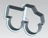 Byr Monster Truck Kurabiye / Playdoh kesici (Sadece Plastik Aparattır!!!) 3D - 2