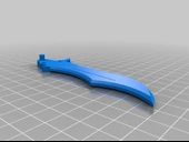 Byr CS:GO'dan Geliştirilmiş Kelebek Bıçak (Sadece Plastik Aparattır!!!) 3D - 3