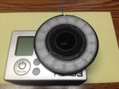 Byr GoPro Hero3 Yüzük Işığı (Sadece Plastik Aparattır!!!) 3D thumbnail 4