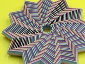 Byr Fidget Star - 12 Puan - 25 Yüzük (Sadece Plastik Aparattır!!!) 3D thumbnail 3