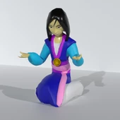 Byr Mulan Pen Tutucu / Stand (Sadece Plastik Aparattır!!!) 3D - 3