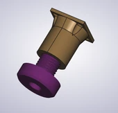 Byr Ayarlanabilir mobilya ayağı. (Sadece Plastik Aparattır!!!) 3D thumbnail 2