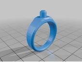 Byr Yakut yüzüğü (Sadece Plastik Aparattır!!!) 3D - 5