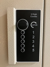 Byr V-Line Dolap Güvenli Tuş Takımı Overlay (Sadece Plastik Aparattır!!!) 3D - 2