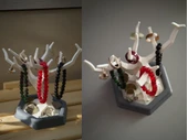 Byr Minimalist ağaç mücevherleri ve yüzük organizatörü (Sadece Plastik Aparattır!!!) 3D - 3