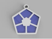 Byr Mavi Kilit - Anahtarlık (Sadece Plastik Aparattır!!!) 3D - 1