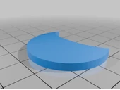 Byr Güneş ve Ay Küpe (Sadece Plastik Aparattır!!!) 3D - 5