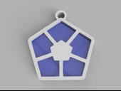 Byr Mavi Kilit - Anahtarlık (Sadece Plastik Aparattır!!!) 3D - 2