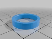 Byr Yüzük boyutu şablonu (Sadece Plastik Aparattır!!!) 3D thumbnail 5