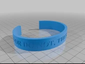 Byr Bir Yıldız Savaşları Bilezik (Sadece Plastik Aparattır!!!) 3D thumbnail 3