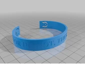 Byr Bir Yıldız Savaşları Bilezik (Sadece Plastik Aparattır!!!) 3D thumbnail 1