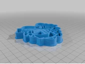 Byr Zenless bölgesi sıfır bangboo kurabiye kesici (Sadece Plastik Aparattır!!!) 3D thumbnail 4