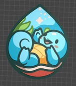 Byr Squirtle Keychain, Squirtle Keyfob, Pokemon Keychain, Pokemon Charm, Squirtle Charm, Pokemon Hediyesi (Sadece Plastik Aparattır!!!) 3D - 3