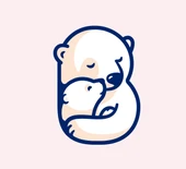 Byr Beyaz Kutup Ayısı Anahtar Yüzük Klipsi Charm Minyatür Mini Figürin Küçük Hayvan (Sadece Plastik Aparattır!!!) 3D thumbnail 1