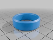 Byr Sırt 8mm eğimli yüzük (Sadece Plastik Aparattır!!!) 3D - 2