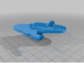 Byr Çerez kesici seti (kendi resminizi yükleyin) (Sadece Plastik Aparattır!!!) 3D thumbnail 4