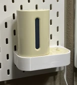 Byr Philips Sonicare UV Diş Fırçası Santizer ve Şarj Cihazı için Skådis Mount, Model HX6160/D (Sadece Plastik Aparattır!!!) 3D - 1