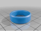 Byr Sırt 8mm eğimli yüzük (Sadece Plastik Aparattır!!!) 3D - 1