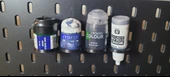 Byr Ikea Skadis için Universal (çoğunlukla) boya sahibi - Citadel (eski ve yeni), Vallejo boya şişesi (Sadece Plastik Aparattır!!!) 3D - 1