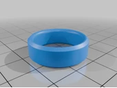 Byr Sırt 8mm eğimli yüzük (Sadece Plastik Aparattır!!!) 3D - 4