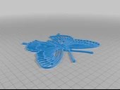 Byr Kelebek çok tabakalı 3D modeller/ 3D katman/ 3D mandala (Sadece Plastik Aparattır!!!) 3D thumbnail 4