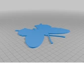 Byr Kelebek çok tabakalı 3D modeller/ 3D katman/ 3D mandala (Sadece Plastik Aparattır!!!) 3D thumbnail 2