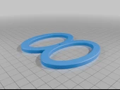 Byr Genişletilebilir güneş gözlüğü sahibi - Ekstra denge tabanı + bacaklar desteği eklenti (Sadece Plastik Aparattır!!!) 3D - 4
