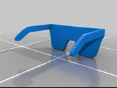 Byr Güneş gözlüğü ile lastik ördek (Sadece Plastik Aparattır!!!) 3D - 4