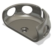 Byr Mini Universal IR uzak duvar montajı (Sadece Plastik Aparattır!!!) 3D - 4