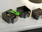 Byr Otomatik Tohum Başlangıç - Şeffaf Kapaklı Kendi Kendine Surma Tohumu Marşı (Sadece Plastik Aparattır!!!) 3D - 4