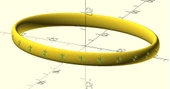 Byr Yıldız motifli oval bileklik/bilezik (Sadece Plastik Aparattır!!!) 3D - 4