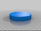Byr Dekoratif kakma 100mm 100mm veya 3_93 inç ile yuvarlak kap (Sadece Plastik Aparattır!!!) 3D - 4