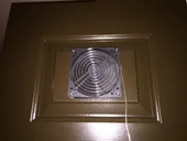 Byr 120mm Medya Kapısı Fan Havalandırma Güzellik Yüzük. (Sadece Plastik Aparattır!!!) 3D thumbnail 3