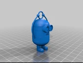 Byr Minion Anahtar Yüzük (Sadece Plastik Aparattır!!!) 3D thumbnail 2